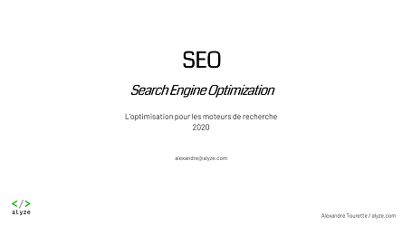 Cours SEO